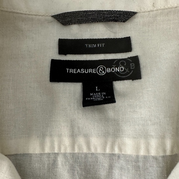 Vintage White Button Shirt - Picture 2 of 3